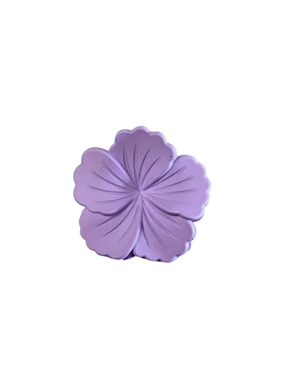 Light Purple Hibiscus Matte Mini Floral Flower Matte 1.5